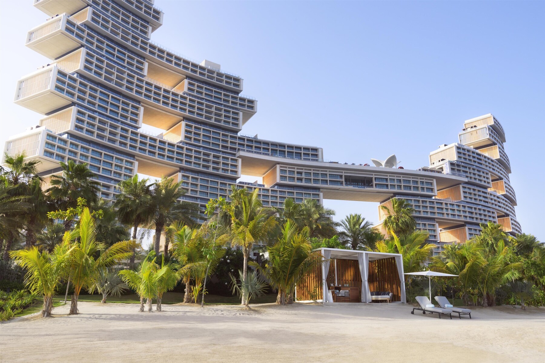 Private beach, white sand, beach cabanas, sun-loungers