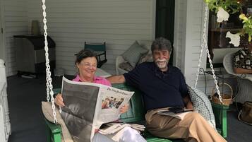 Departamento, baño en la habitación (Dining room) | Vista del balcón