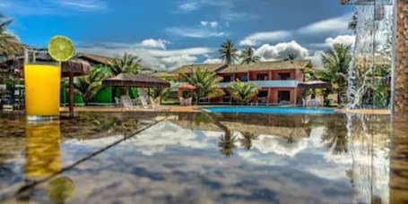 Poolside bar