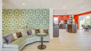 Sitteområde i lobbyen