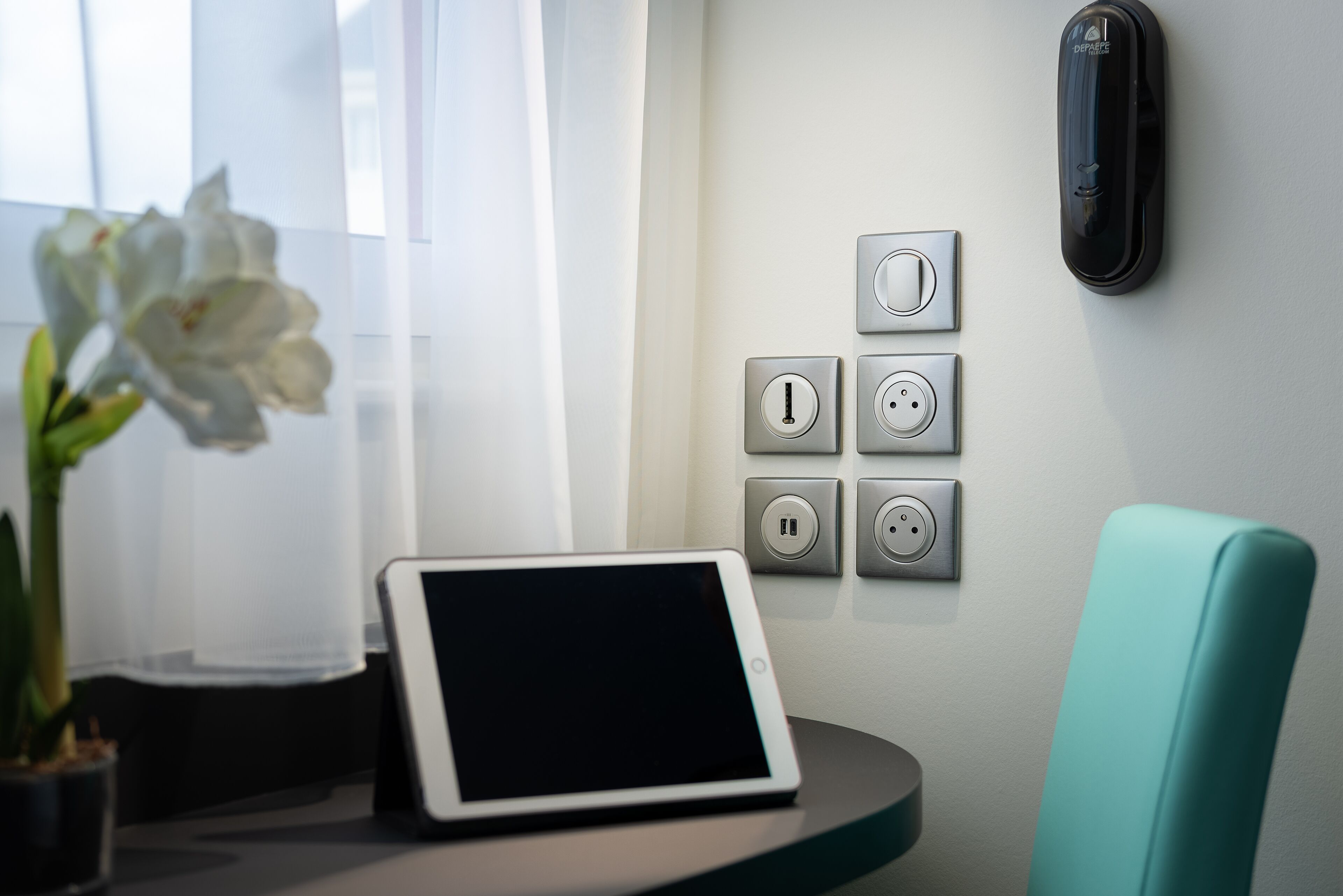 premium bedding, individually decorated, individually furnished, desk