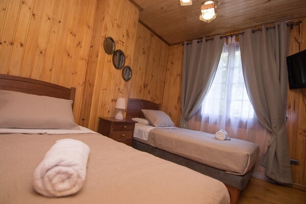 雙床房 (4) | 高級寢具、羽絨被、獨特裝潢、書桌