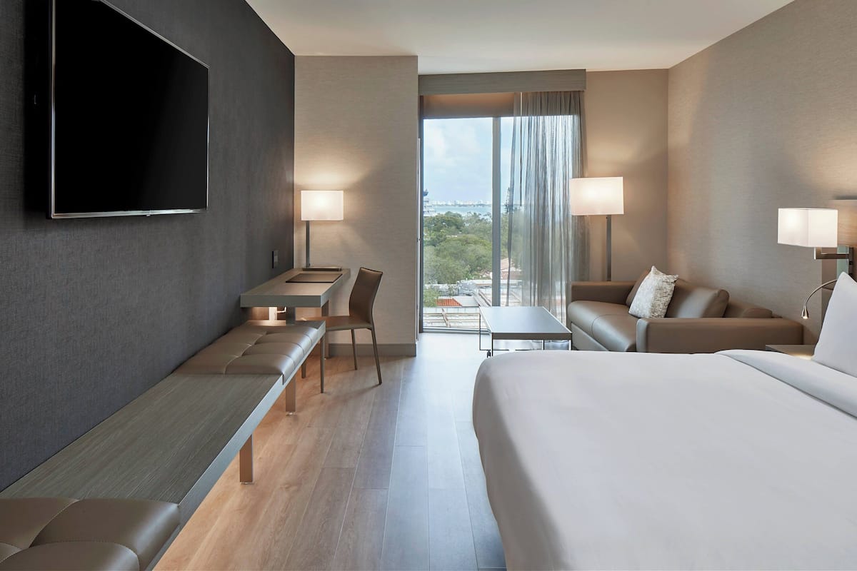 Room, 1 King Bed with Sofa bed | Premium bedding, pillowtop beds, desk, laptop workspace