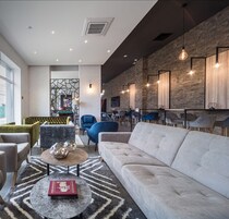 Sitteområde i lobbyen