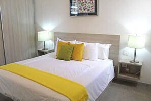 Standard-Apartment, 1 Schlafzimmer, Nichtraucher | Bügeleisen/Bügelbrett, kostenloses WLAN, Bettwäsche