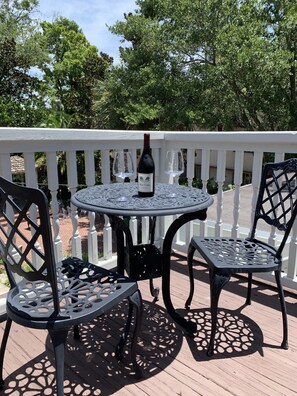 Uitzicht vanaf balkon