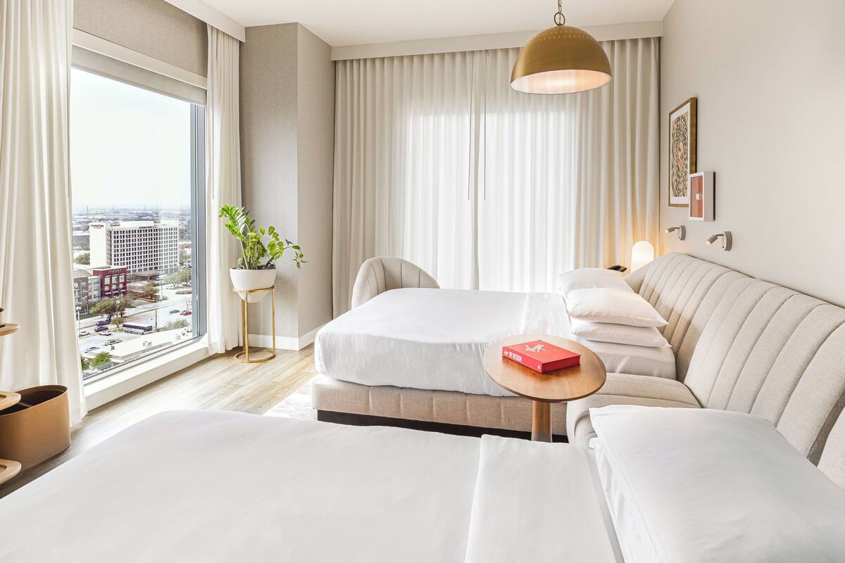 Hypoallergeen beddengoed, een minibar, een kluis op de kamer