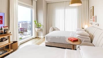 Room, 2 Queen Beds, Pool View (Chamber) | Hypo-allergenic bedding, minibar, in-room safe, laptop workspace
