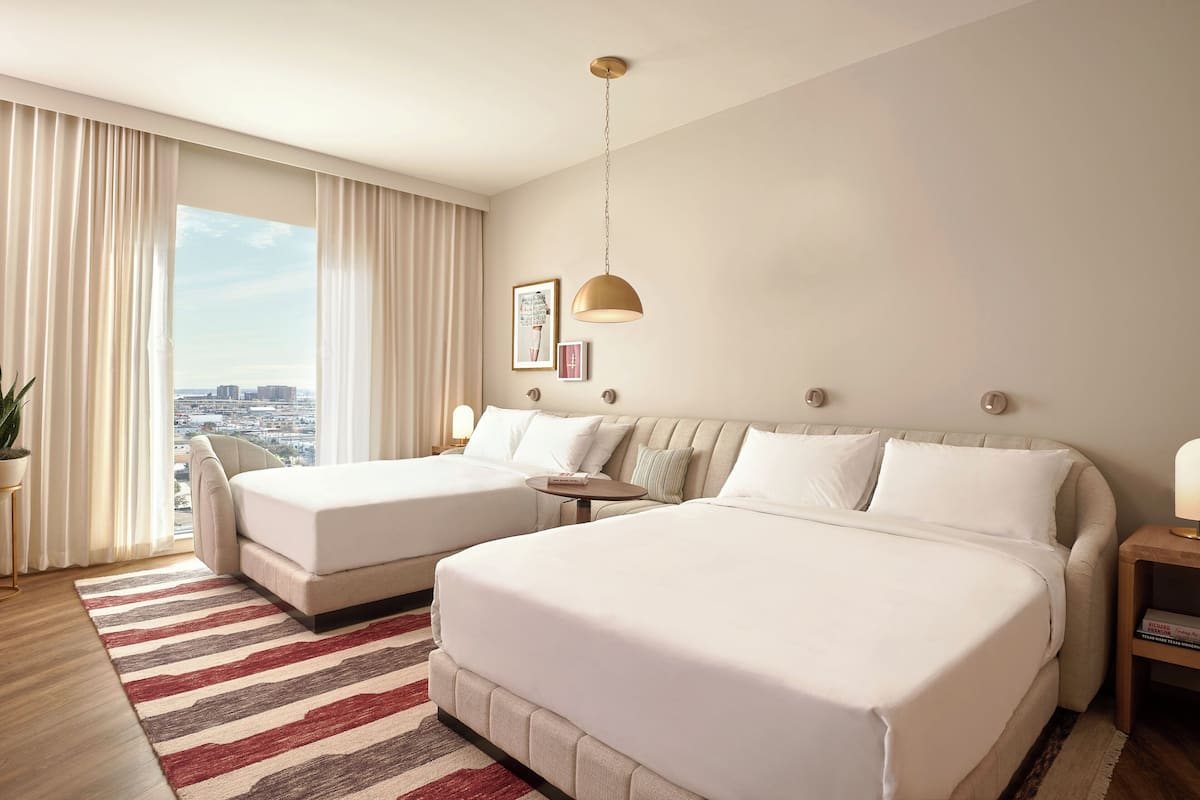 Hypo-allergenic bedding, minibar, in-room safe, laptop workspace