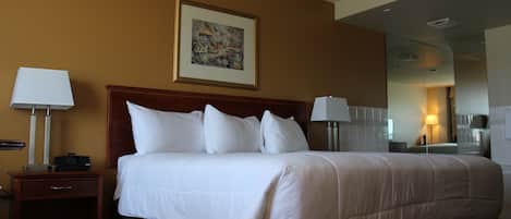 1 chambre, literie de qualité supérieure, couette en duvet d'oie
