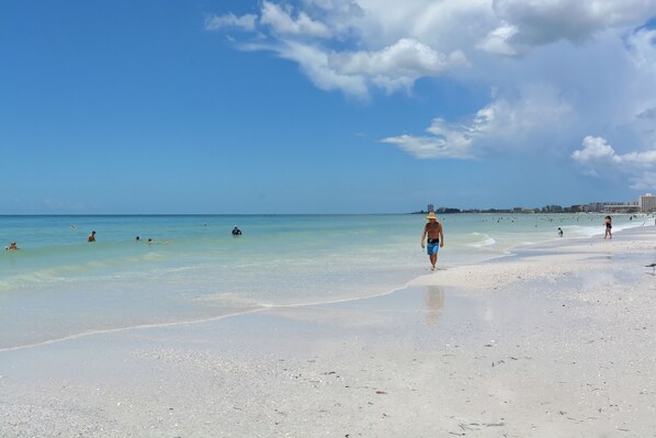 On the beach