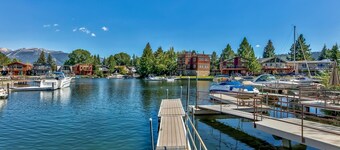 Tahoe Keys Breeze - Ski Lease, On Water w/ Boat Dock, Hot Tub