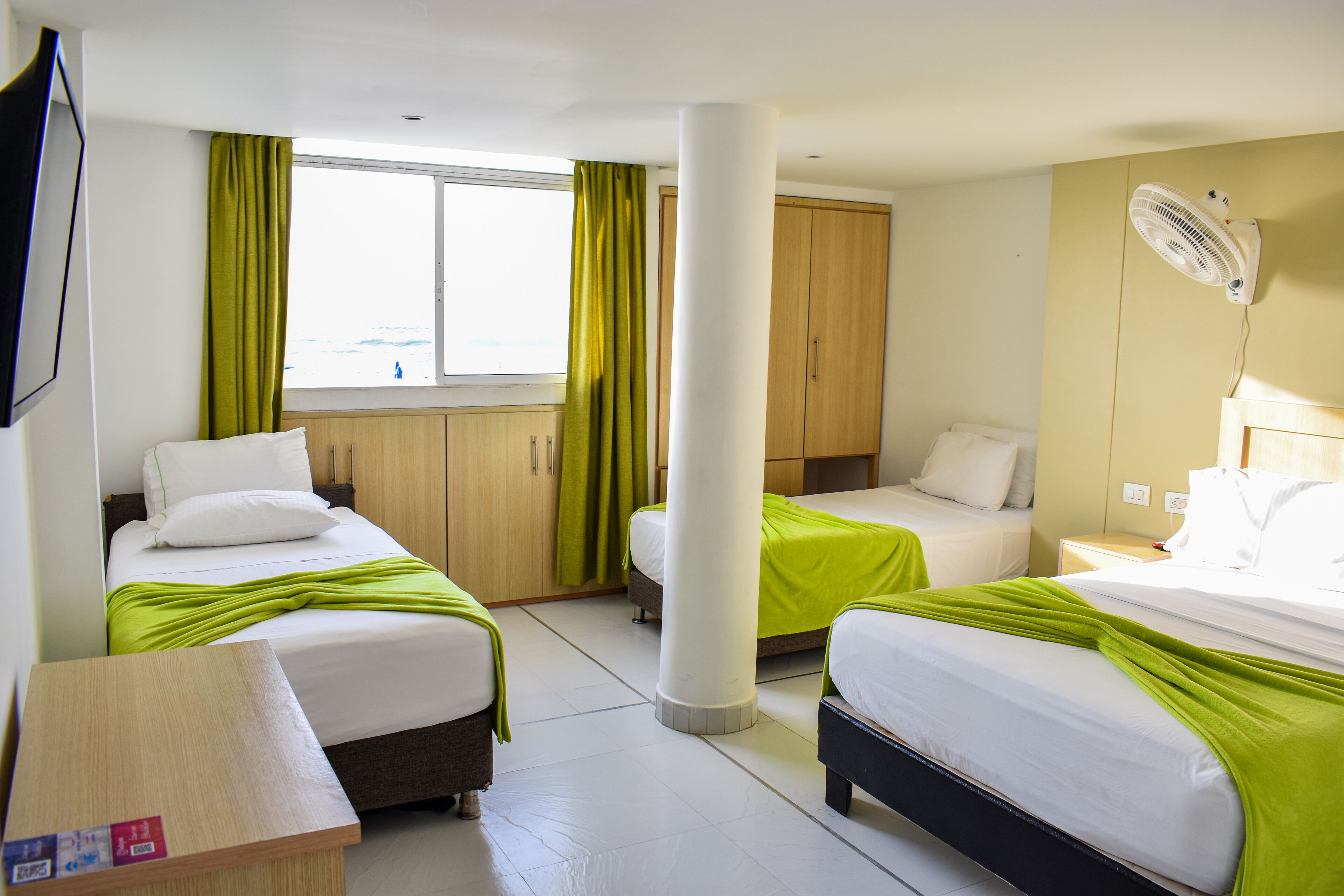 standard quadruple room, multiple beds | premium bedding, desk, soundproofing, free wifi