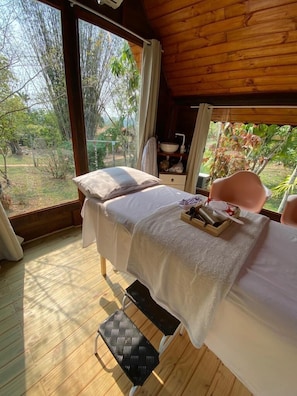 Body treatments, hot stone massages, deep-tissue massages, body scrubs