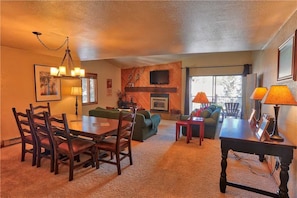 Traditional Condo | Living area - Sundowner 320 (Breckenridge)
