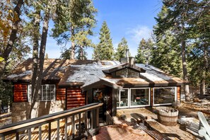 Property grounds - Apple Bear Cottage - Close to Slopes, Game Table, Fireplace, Barbecue (Big Bear Lake)