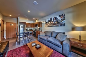 Living area - Kookaburra Lodge #202 By Bear Country (Sun Peaks)