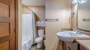Condo, 2 Bedrooms | Bathroom - Stones Throw #11 By Bear Country (Sun Peaks)