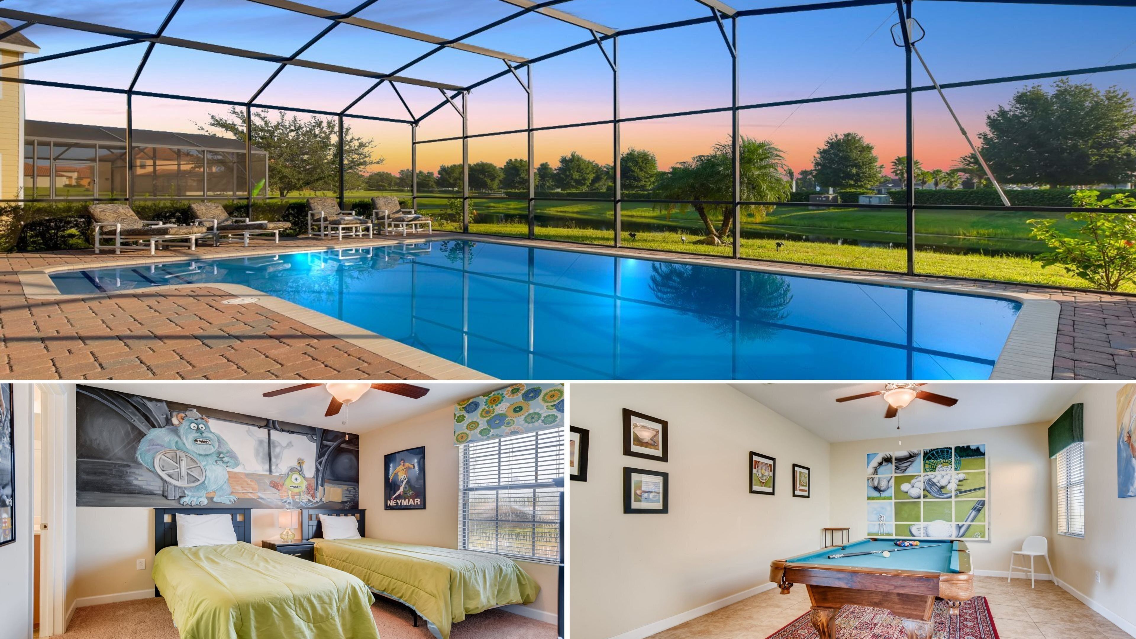 Grand and beautiful 6 Bed Pool Villa in Providence Golf & Country Club- Close to Disney