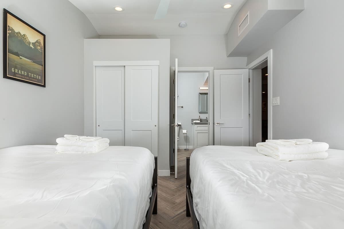 5 bedrooms, iron/ironing board, travel crib, WiFi