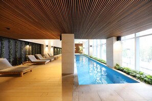 Una piscina climatizada