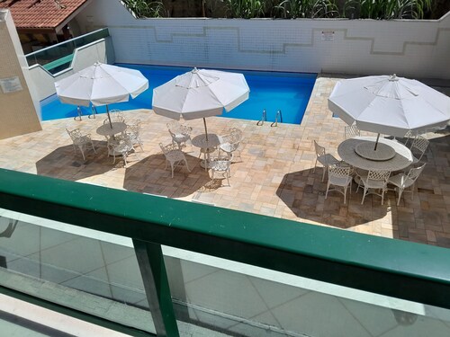 Beautiful and cozy apartment in Praia Grande, 3 minutes walk from the beach