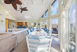 Dining - The Long Islander | 950 ft from the beach | Community Pool | Corolla (Corolla)