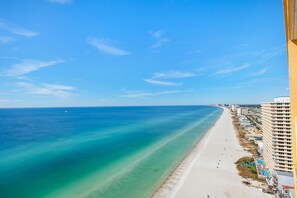 Enjoy unobstructed ocean views from your balcony.