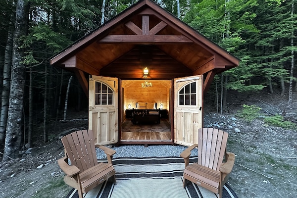 Our adorable tiny cabin just added. Cozy and warm all year around.