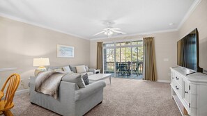 Televisión y reproductor de DVD 