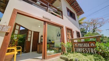 Majoituspaikan julkisivu