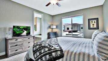 4 bedrooms, desk, iron/ironing board, free WiFi