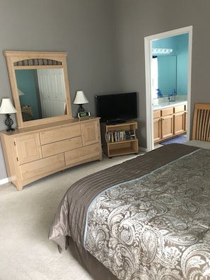3 Schlafzimmer, individuell dekoriert, individuell eingerichtet
