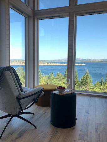 Interior. New holiday home, idyllically located by the sea