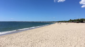 Vlak bij het strand