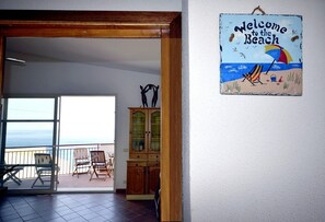 Blick von der Unterkunft