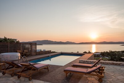 Villa Korina at Makria Myti, Paros