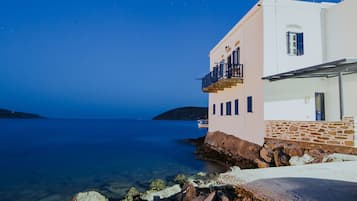 Front of property – evening/night