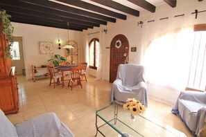 TV, caminetto