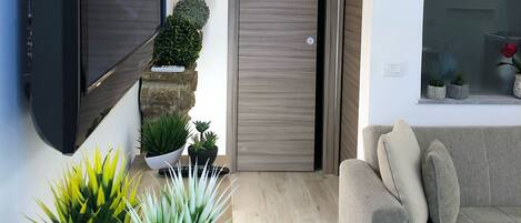 TV connectée, cheminée