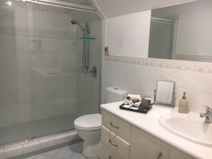 Hair dryer, towels