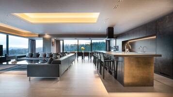 Penthouse Yotei | Living area | LCD TV, Netflix, Hulu, streaming services