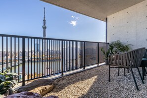 Udsigt fra balkon