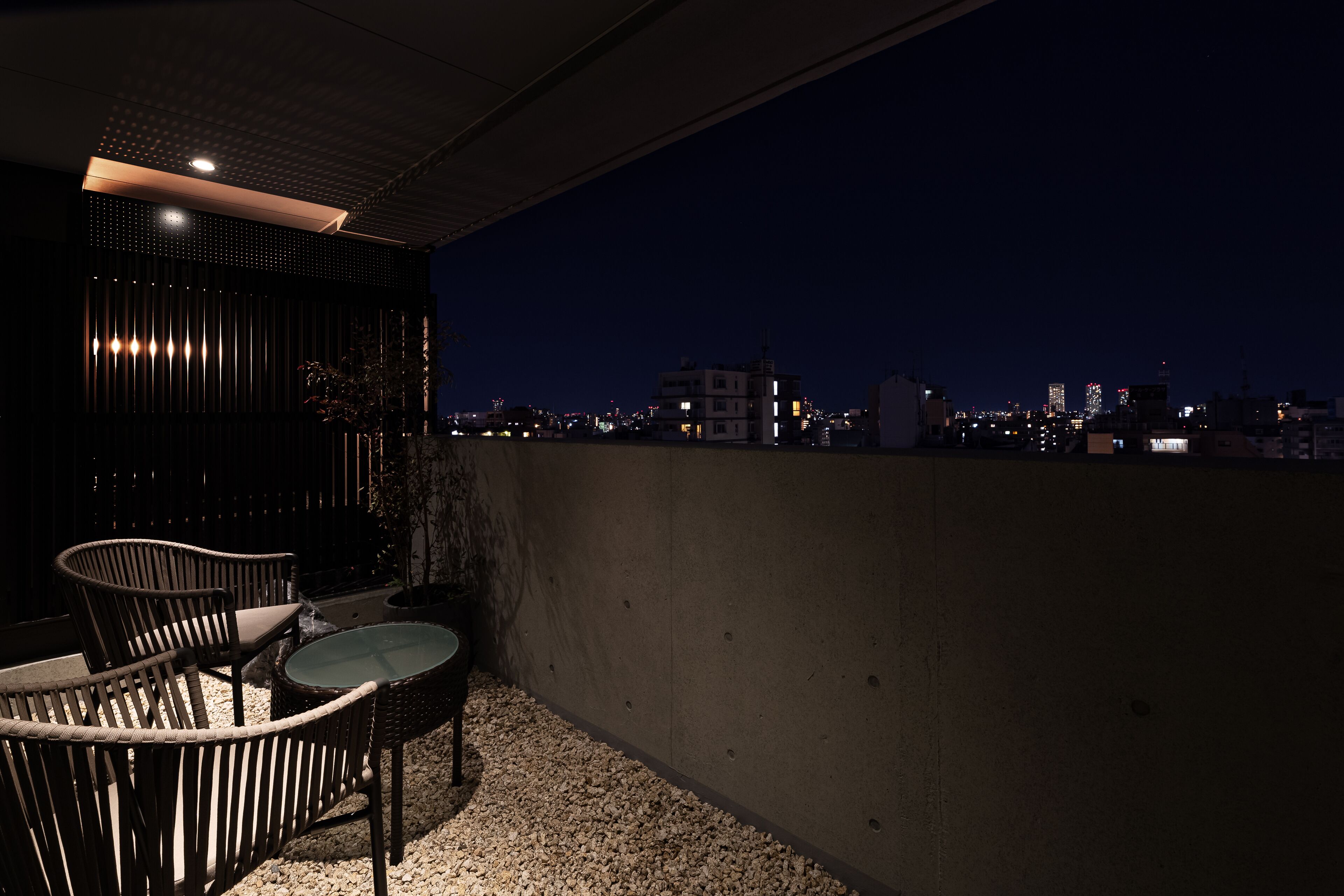 king room with partially open-air bath (japanese style tatami), non smoking | balcony view