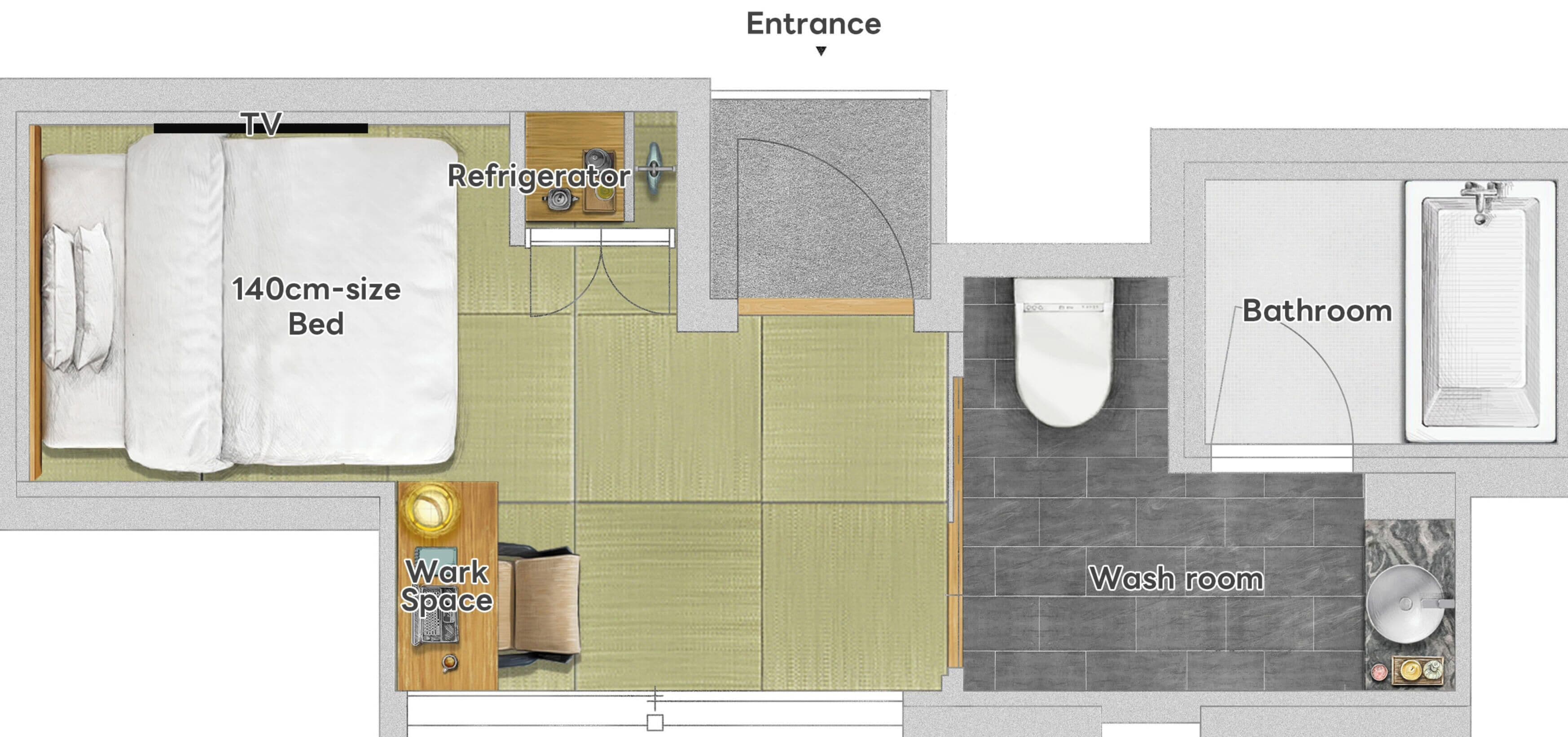 Chambre Double Standard, non-fumeur