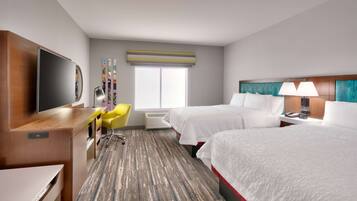 Allergitestet sengetøy, safe på rommet og skrivebord