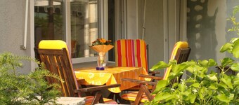 Ferienwohnung 72 qm für 2-6 Personen mit 2 Schlafzimmern und Terrasse