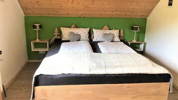 1 bedroom, iron/ironing board, travel crib, WiFi (free)