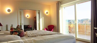 オクセンゼンフルトの旧市街の素晴らしい景色