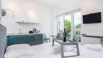 Bügeleisen/Bügelbrett, WLAN, Bettwäsche